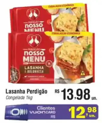 Fort Atacadista Lasanha Perdigão congelada oferta