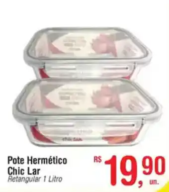 Fort Atacadista Pote Hermético Retangular oferta