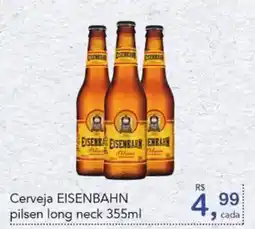 Cometa Supermercados Cerveja EISENBAHN pilsen long neck oferta