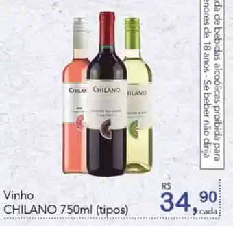 Cometa Supermercados Vinho CHILANO (tipos) oferta