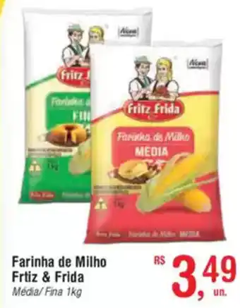 Fort Atacadista Farinha de Milho Frtiz & Frida Média/Fina oferta