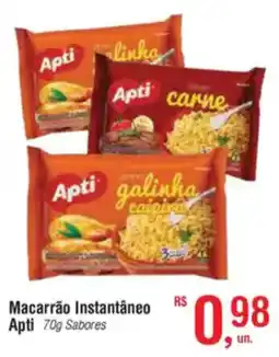 Fort Atacadista Macarrão Instantâneo Apti Sabores oferta