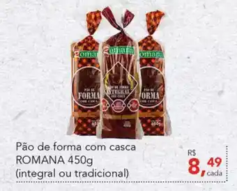 Cometa Supermercados Pão de forma com casca ROMANA oferta