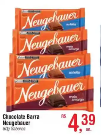 Fort Atacadista Chocolate Barra Neugebauer Sabores oferta