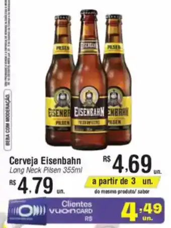 Fort Atacadista Cerveja Eisenbahn Long Neck Pilsen oferta