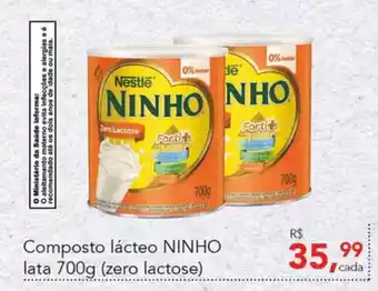 Cometa Supermercados Composto lácteo NINHO lata oferta