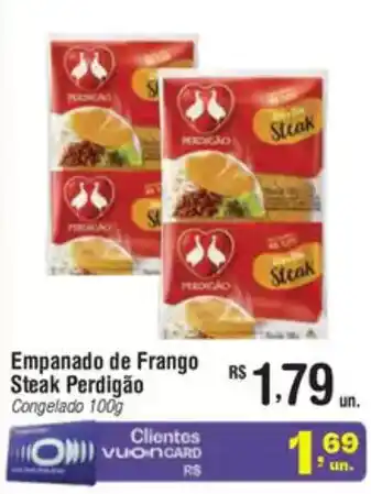 Fort Atacadista Empanado de Frango Steak Perdigão Congelado oferta