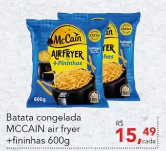 Cometa Supermercados Batata congelada MCCAIN air fryer +Fininhas oferta