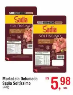 Fort Atacadista Mortadela Defumada Sadia Soltíssimo oferta