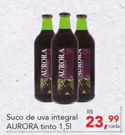 Cometa Supermercados Suco de uva integral AURORA tinto oferta