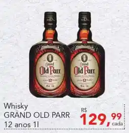 Cometa Supermercados Whisky GRAND OLD PARR 12 anos oferta