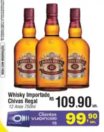 Fort Atacadista Whisky Importado Chivas Regal 12 Anos oferta