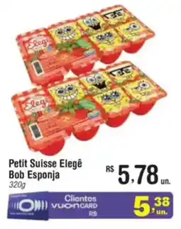Fort Atacadista Petit Suisse Elegê Bob Esponja oferta