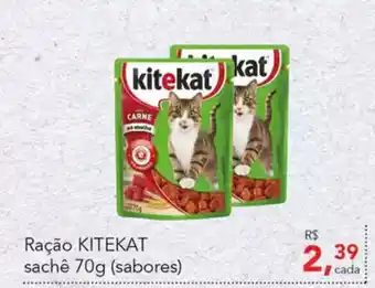 Cometa Supermercados Ração KITEKAT sachê oferta