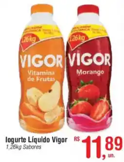 Fort Atacadista logurte Líquido Vigor sabores oferta