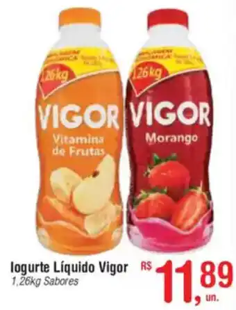 Fort Atacadista logurte Líquido Vigor sabores oferta