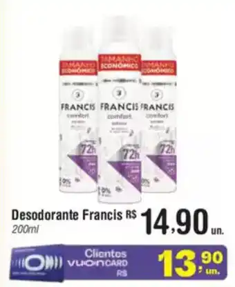 Fort Atacadista Desodorante Francis oferta