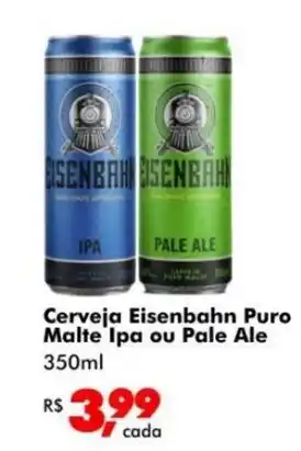 Big Box Cerveja Eisenbahn Puro Malte Ipa ou Pale Ale oferta