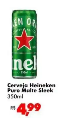 Big Box Cerveja Heineken Puro Malte Sleek oferta