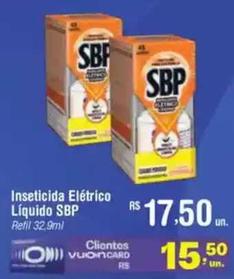 Fort Atacadista Inseticida Elétrico Líquido SBP oferta