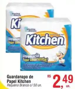 Fort Atacadista Guardanapo de Papel Kitchen Pequeno Branco c/50 un. oferta