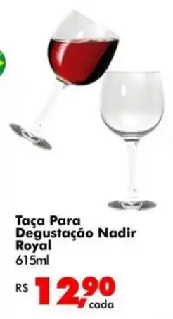 Big Box Taça Para Degustação Nadir Royal oferta