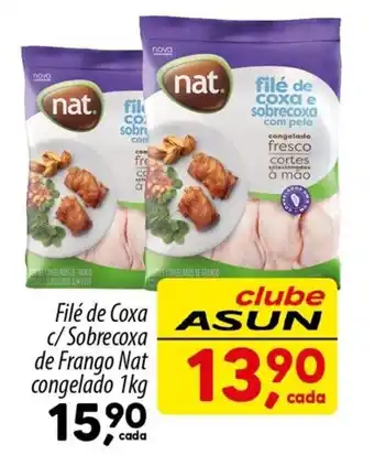 Asun Filé de Coxa c/Sobrecoxa de Frango Nat congelado oferta