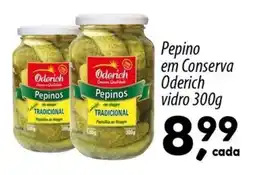 Asun Pepino em Conserva Oderich vidro oferta