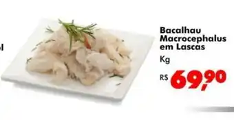 Big Box Bacalhau Macrocephalus em Lascas oferta