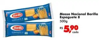 Big Box Massa Nacional Barilla Espaguete 8 oferta