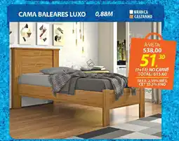 Lojas Cem Cama baleares luxo 0,88m oferta