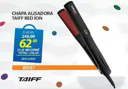 Lojas Cem Chapa alisadora taiff red íon oferta