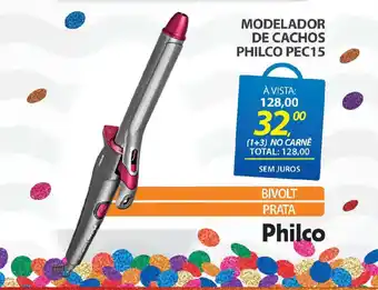 Lojas Cem Modelador de cachos PHILCO PEC15 oferta