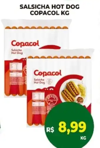 Vivendas Supermercados Salsicha hot dog copacol oferta