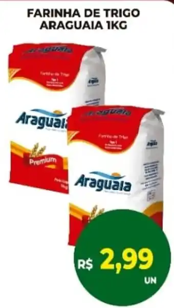 Vivendas Supermercados Farinha de trigo araguaia oferta