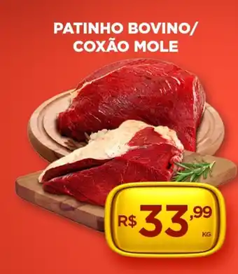 DB Supermercados Patinho bovino/ coxão mole` oferta