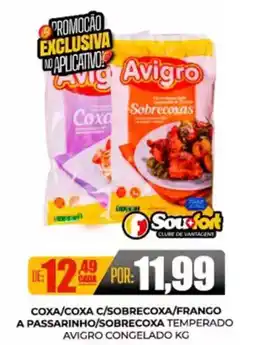 Fort Atacadista Coxa/coxa c/sobrecoxa/frango a passarinho/sobrecoxa temperado avigro congelado oferta