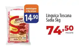 Akki Atacadista Linguiça Toscana Sadia oferta