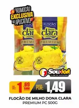 Fort Atacadista Flocão de milho dona clara premium pc oferta