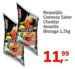 Tenda Atacado Requeijão Cremoso Sabor Cheddar Amarilis Bisnaga oferta