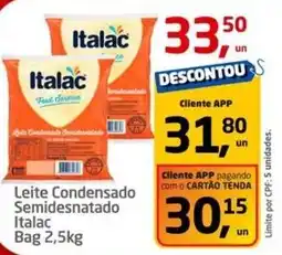 Tenda Atacado Leite Condensado Semidesnatado Italac Bag oferta