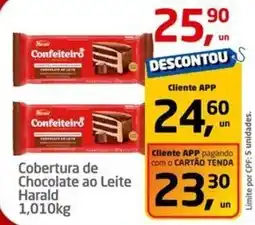 Tenda Atacado Cobertura de Chocolate ao Leite Harald oferta