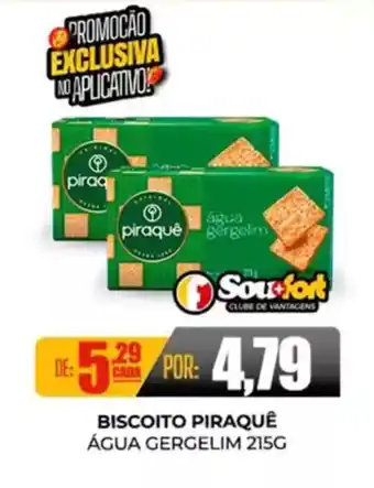 Fort Atacadista Biscoito piraquê água gergelim oferta