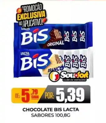 Fort Atacadista Chocolate bis lacta sabores oferta