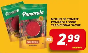 Supermercado Bem Barato Molho de tomate pomarola tradicional sachê oferta