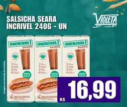 Violeta Supermercados Salsicha seara incrivel oferta