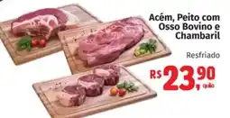 Supermercados Mateus Acém, Peito com Osso Bovino e Chambaril oferta