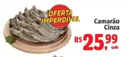 Supermercados Mateus Camarão Cinza oferta