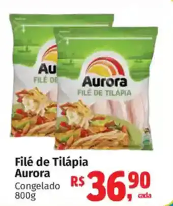 Supermercados Mateus Filé de Tilápia Aurora Congelado oferta