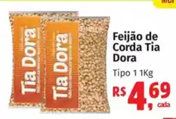 Supermercados Mateus Feijão de Corda Tia Dora oferta